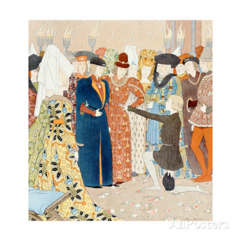 Joan of Arc stands nearby while Charles VII is anointed at Reims