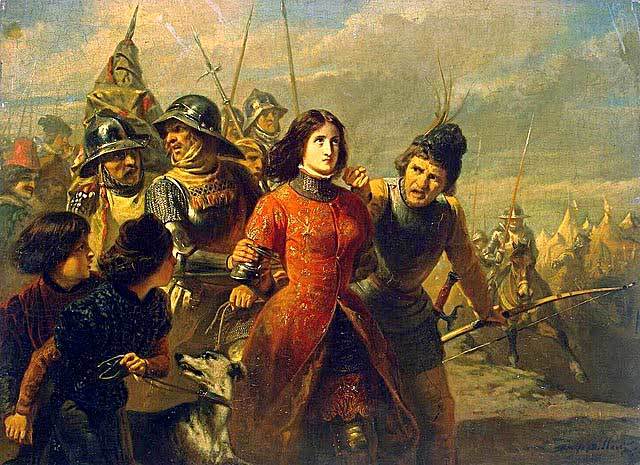 Joan of Arc is captured in a skirmish