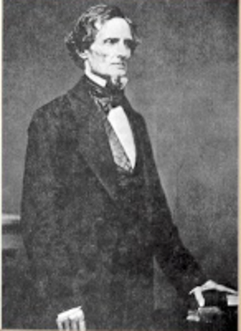 Jefferson Davis Became President of the Confederate States