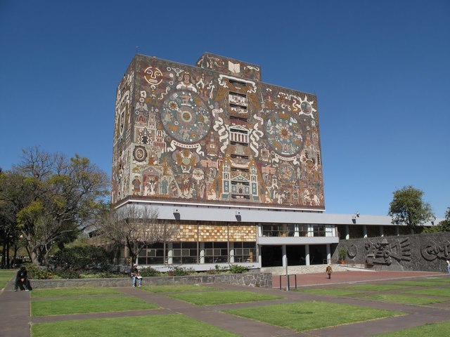 I went to the central library of the UNAM for a project