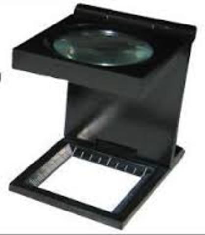 Manejo de Lupa cuenta hilos 10x