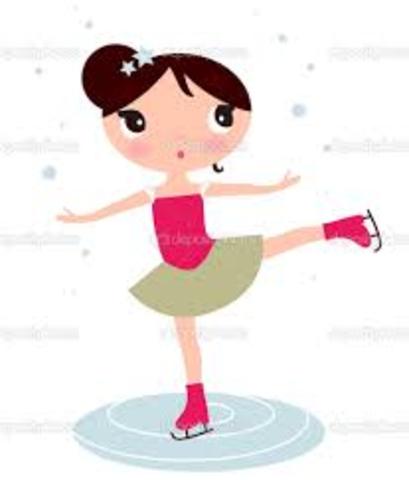 I learned to ice skating