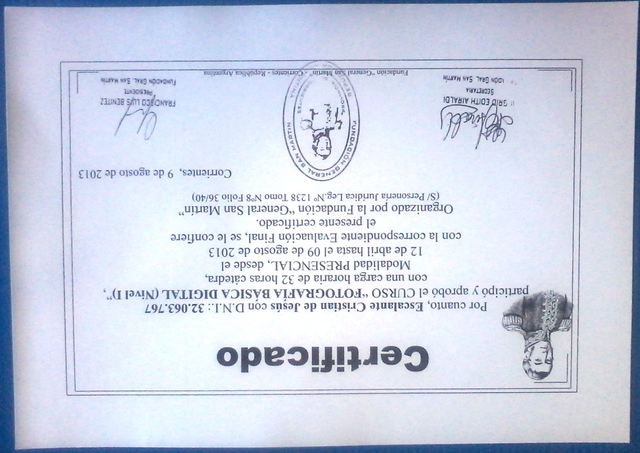 Curso de fotografías