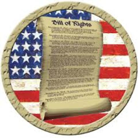 George Washington approve the Bill of Rights.