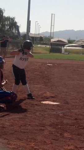 I started playing softball.