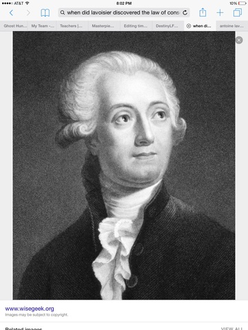 Antoine Lavoisier--Law of Conservation