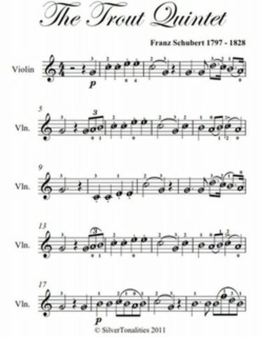 He composed 'Trout Quintet'