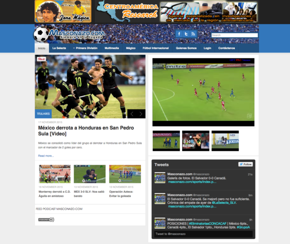 Nace blog deportivo "Masconazo"