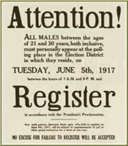 Selective Service sets up the draft.