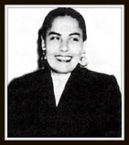 Aurora Jiménez de Palacios se convierte en la primera diputada federal, por el Distrito I del estado deBaja California