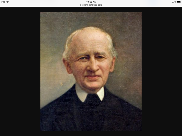 First person to discover Neptune