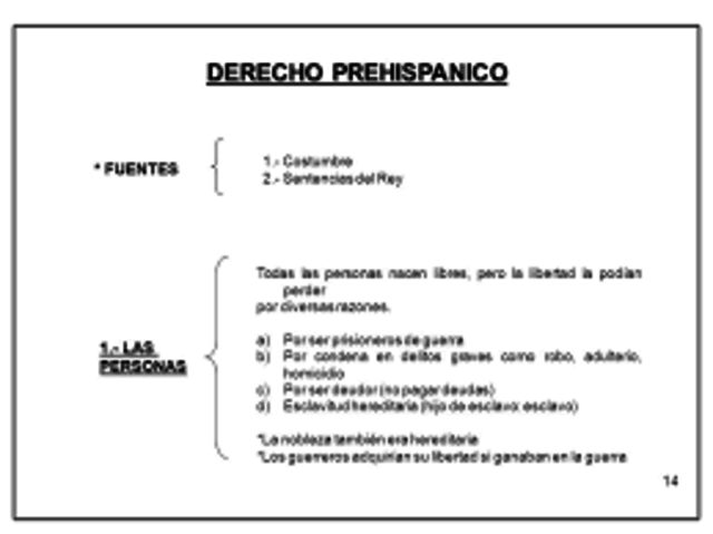 Derecho prehispánico