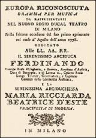 L'Europa riconosciuta