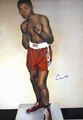 Muhammad Ali was pointed by a police officer