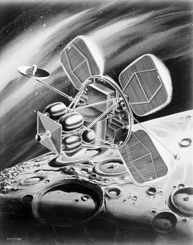 First manned lunar orbiter