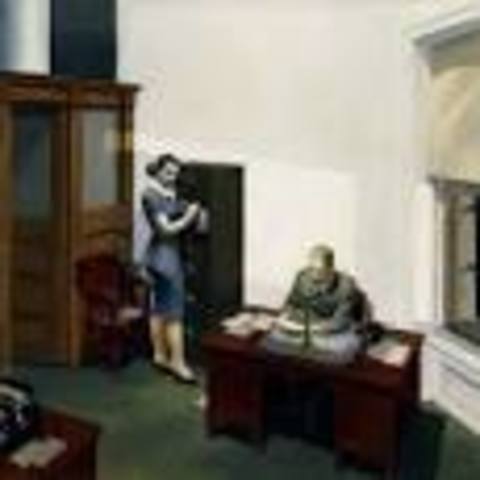 Oficina por la noche