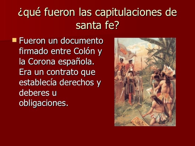 Las capitulaciones