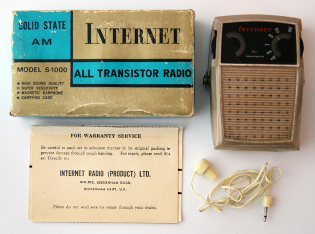 First all-transistor radio