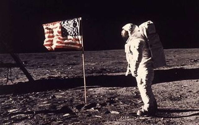 First man on the moon