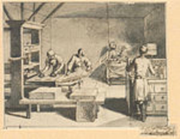 Gutenberg invented the print and press.