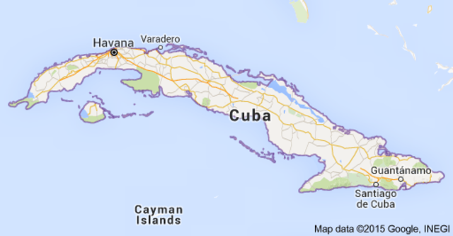 Map Of Cuba