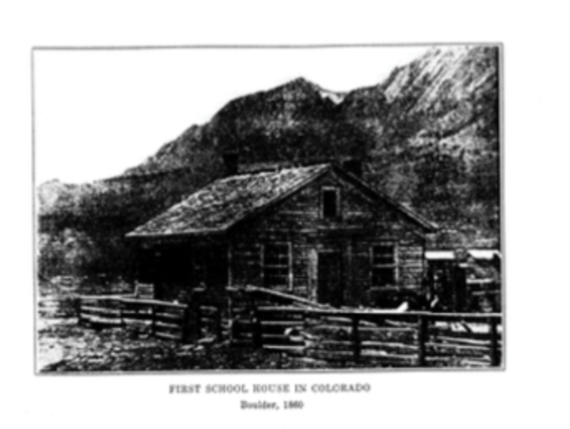 First School House built in Boulder County