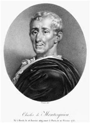 Baron de Motesquie born