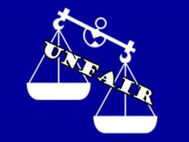 Unfair Laws Made