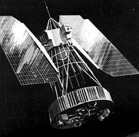 First solar powered satellite