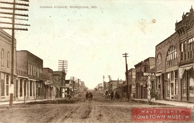 The Disneys move to Marceline, MO