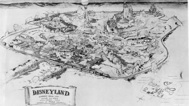 The earliest draft of official Disneyland plans is written