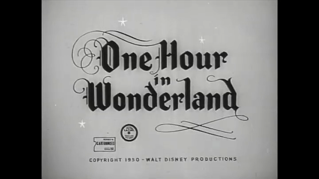 "One Hour in Wonderland" premieres