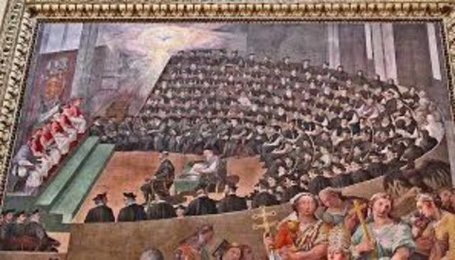 Followers of Martin Luther met at the Council of Trent