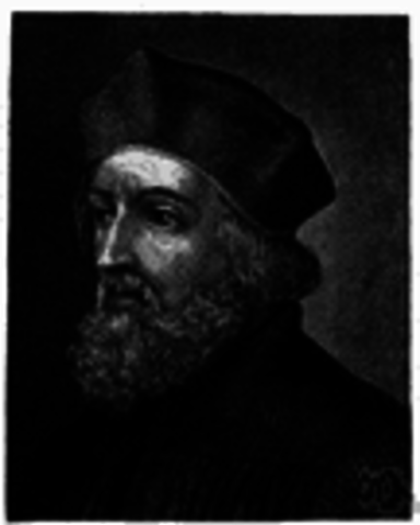 Jan Huss was burned at the stake for being heretic.