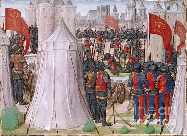 Saladin met le siège devant Jérusalem