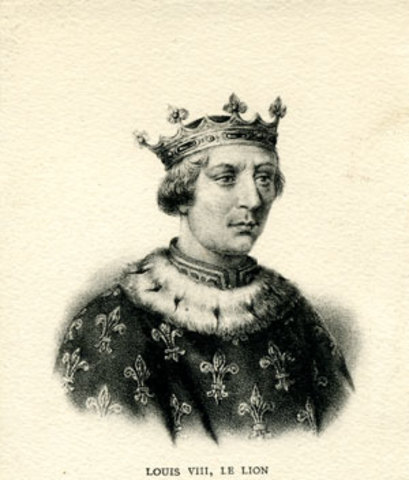 Avènement de Louis VIII le Lion