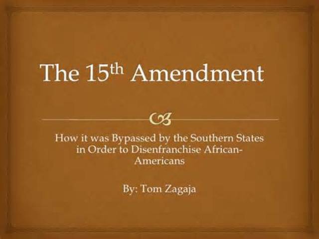 Fifteenth Amendment