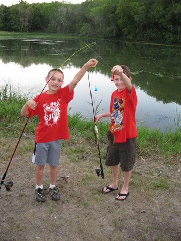 Went fishing with my cousin