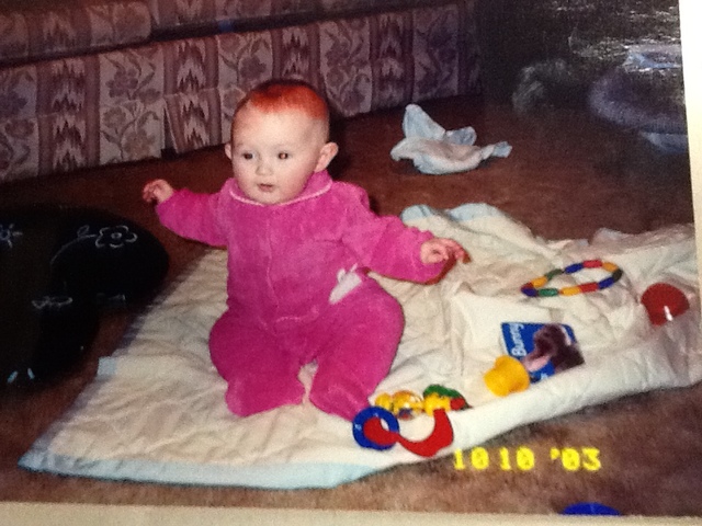 First time sitting up