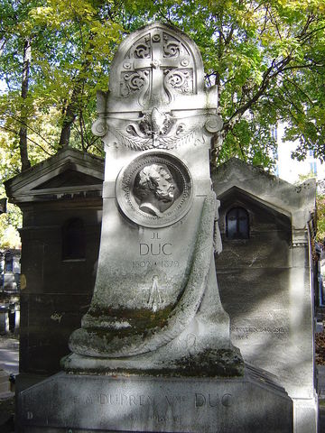 Duc's gravesite at Montmartre Cemetery