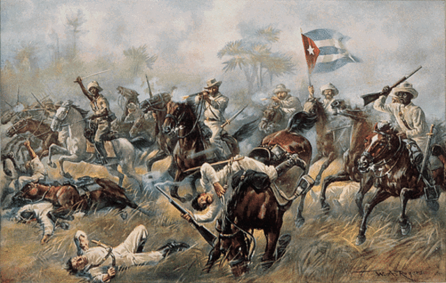 Spanish-American War breaks out; Puerto Rico, Spain, and the Philippines taken from Spain