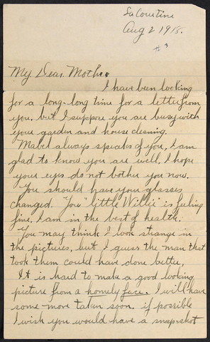 Letter to Mother
