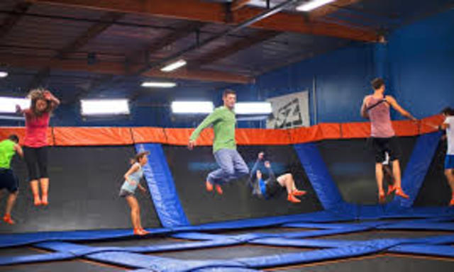 The first time I went to skyzone
