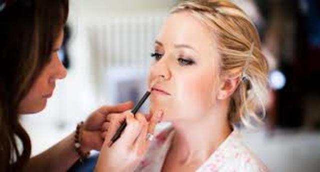makeup on people