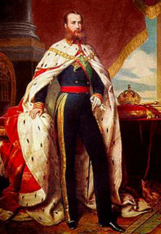 Maximilian is named emperor. (Political) Mexico