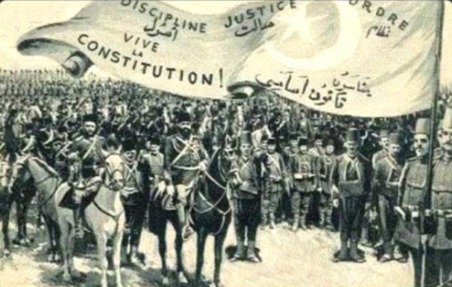 Young Turks revolt (Political) Ottoman Empire