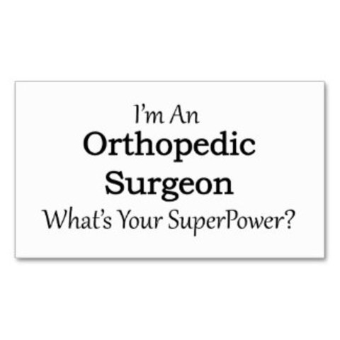 get my own orthopedic buisness