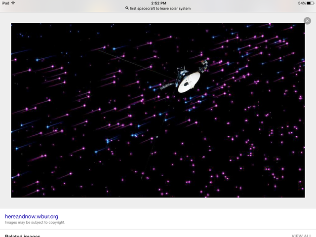 First space craft to leave solar system