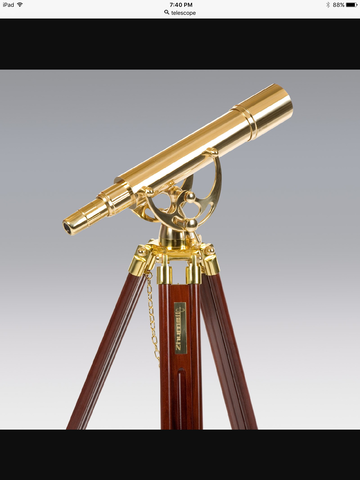 The first telescope was built by Galileo.