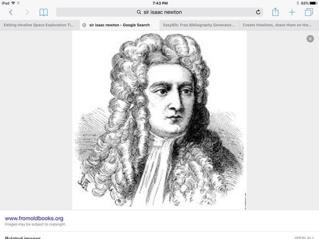 Sir Isaac Newton built a different kind of telescope, the first reflecting telescope.